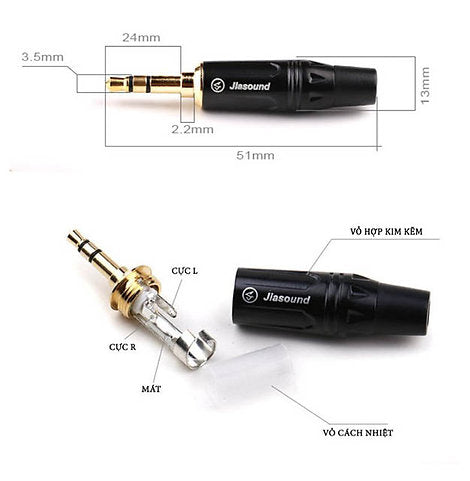 Jiasound (824BG) TRS 3.5mm