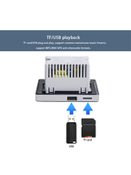 Wall amplifier system 4 ceiling speaker 10w