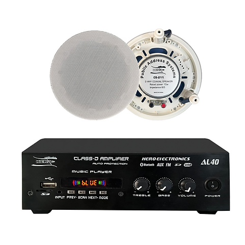 Amplifier system 2 ceiling speaker