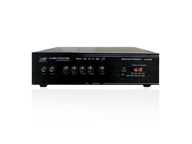 AL-1240 mixer power amplifier 240.w