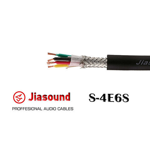 Jiasound 4 core sheild cable S-4E6S (100m)
