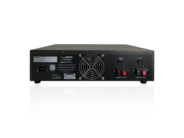 NA-1000 mixer power amplifier (2x500w)