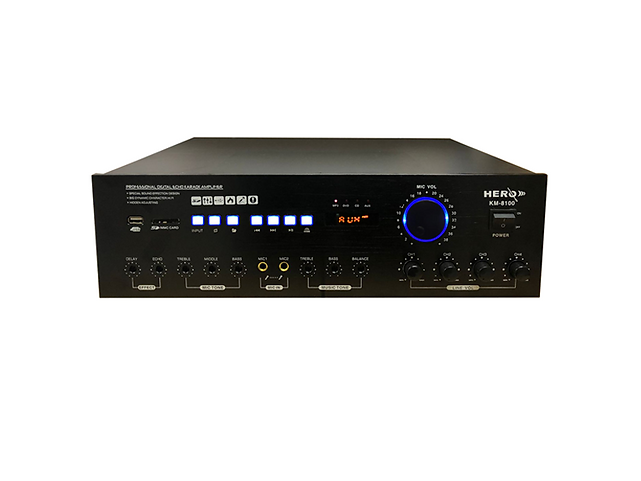 KM-8100 / 4 zone mixer Power amplifier (4x100w)