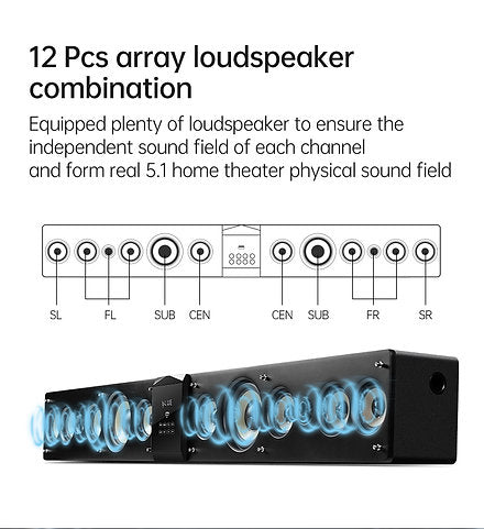 Hyper sound digital 5.1 Sound bar 6120KTV