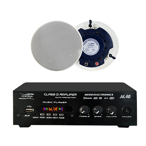 Amplifier system 2 ceiling speaker