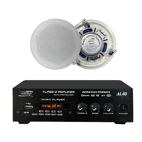 Amplifier system 2 ceiling speaker