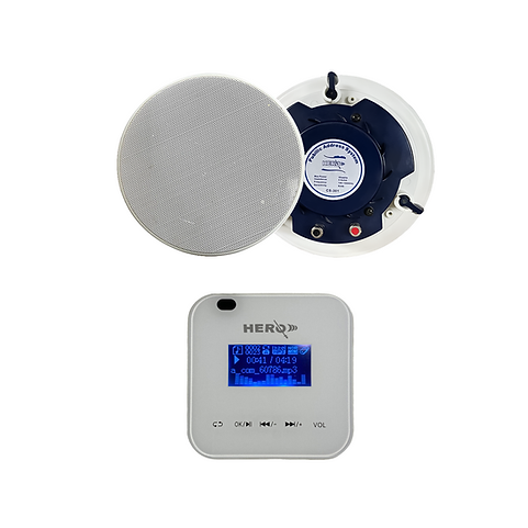 Wall amplifier system 2 ceiling speaker 20w