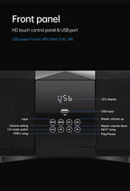 Hyper sound digital 5.1 Sound bar 6120KTV