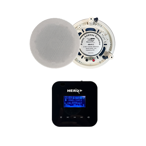 Wall amplifier system 2 ceiling speaker 15w