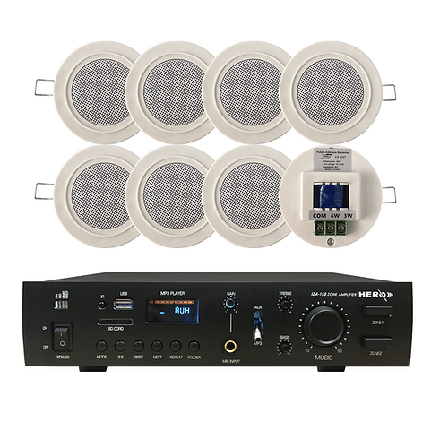 Amplifier system ceiling speaker 6w