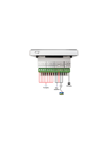 Wall mounted amplifier AL-302
