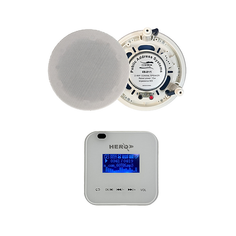Wall amplifier system 2 ceiling speaker 15w