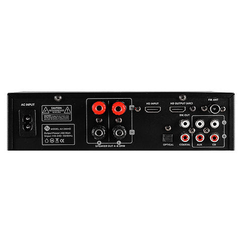 Amplifier with optical input Hyper Sound AV280HD