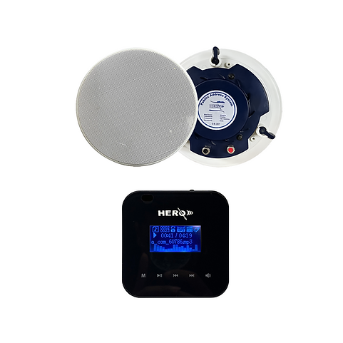 Wall amplifier system 2 ceiling speaker 20w