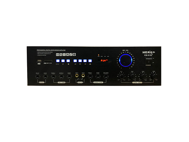 KM-8100 / 4 zone mixer Power amplifier (4x100w)