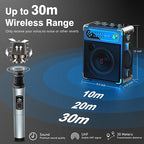 JYX S55 Karaoke Machine With 2Wireless Microphones