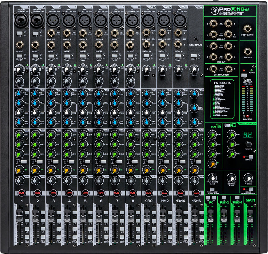 Mixer MACKIE PROfx16