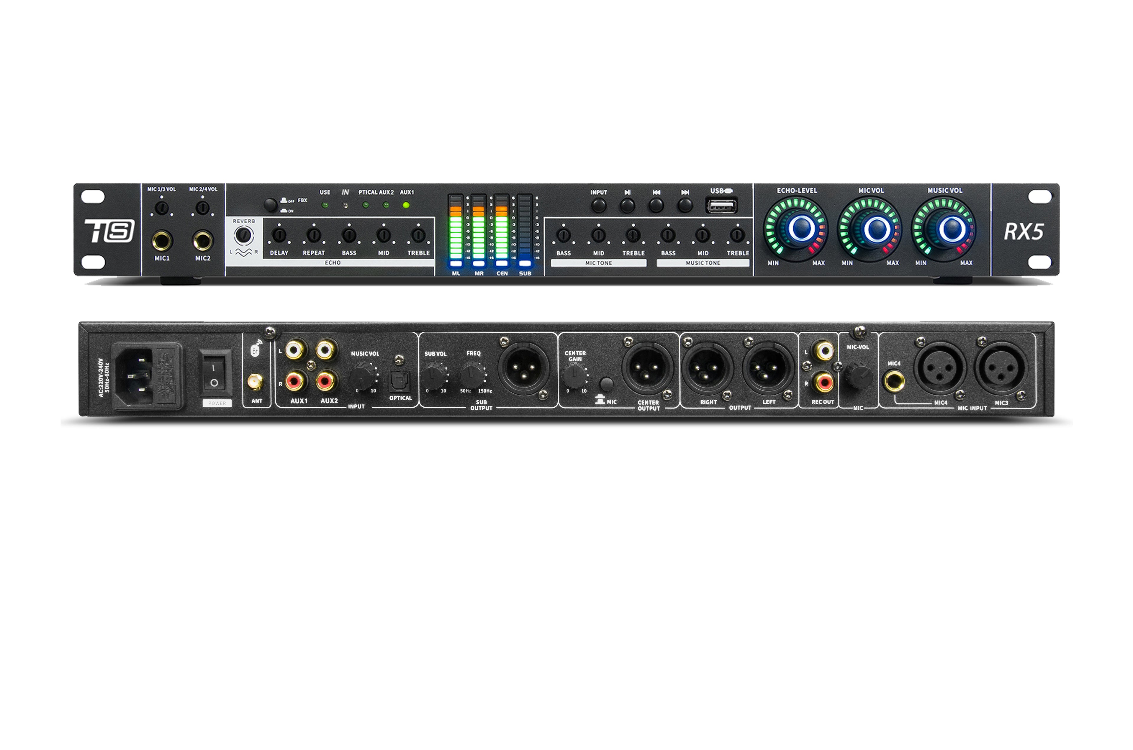 Rack mounted mixer TECHNoSOUND RX5
