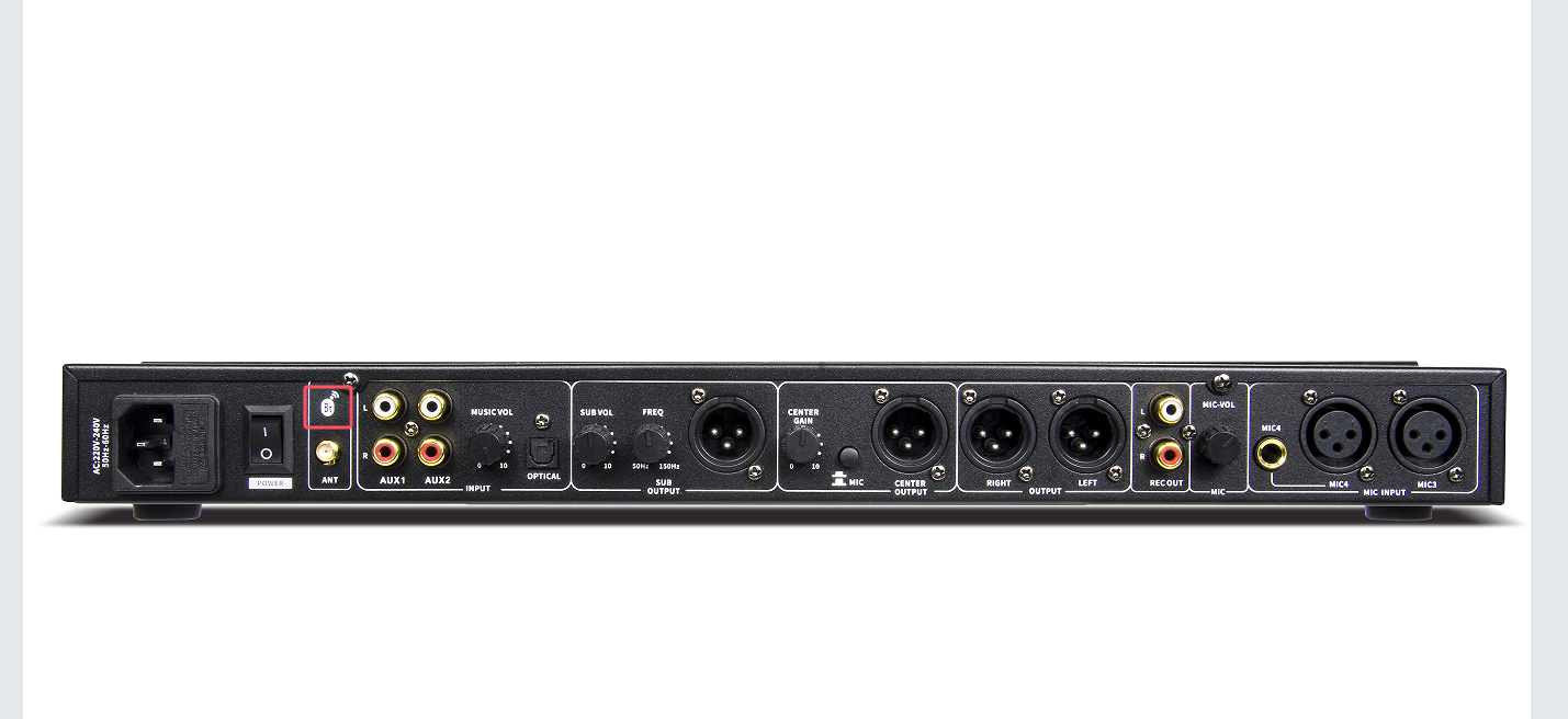 Rack mounted mixer TECHNoSOUND RX5