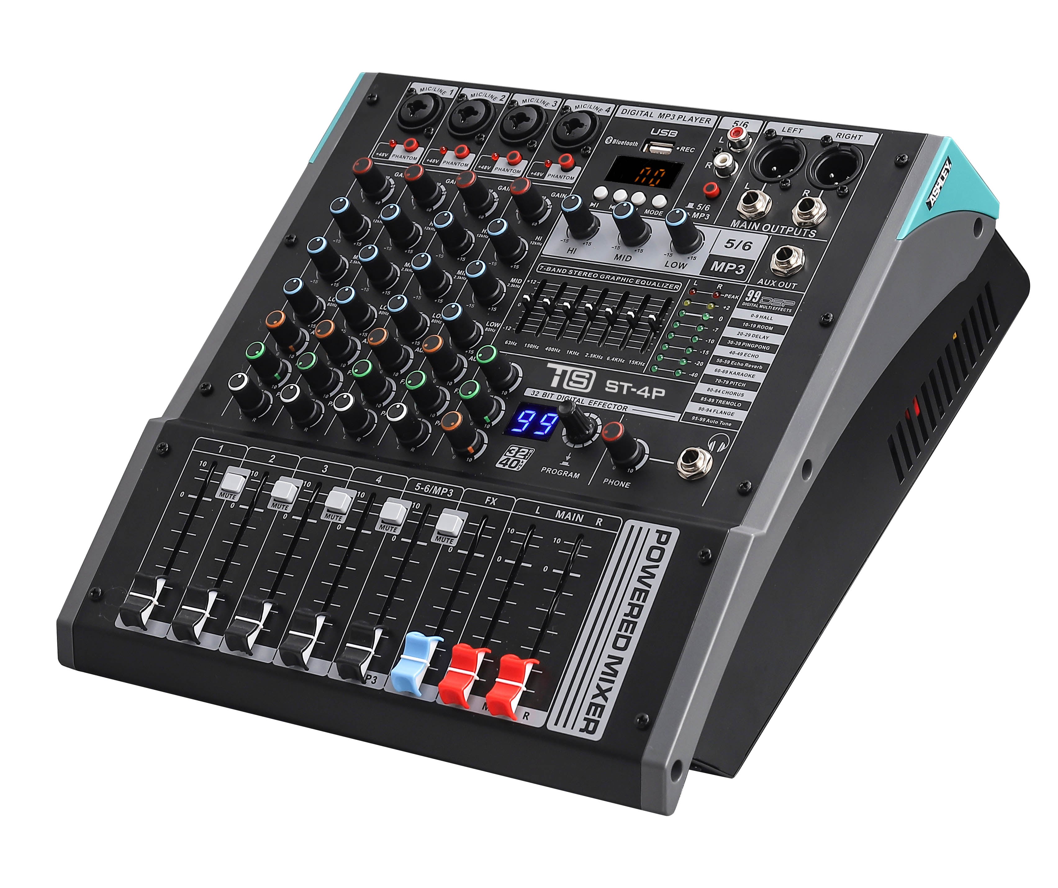 Mixer Power TECHNoSOUND ST4P (2*200w)