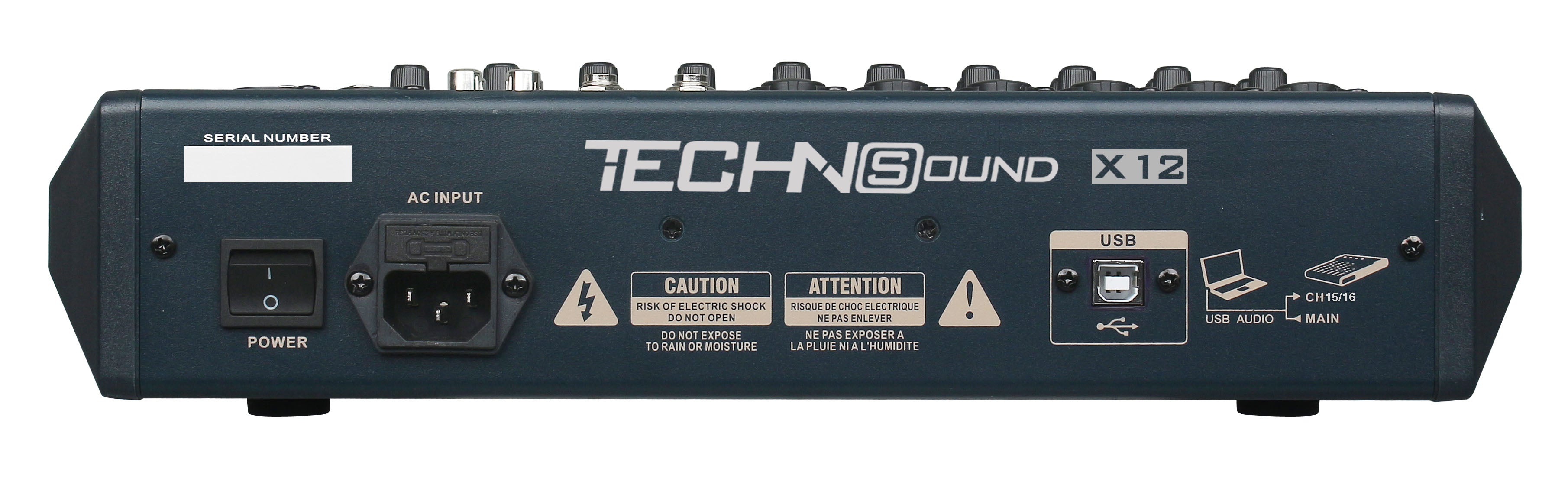 Mixer 12ch TECHNoSOUND X-12