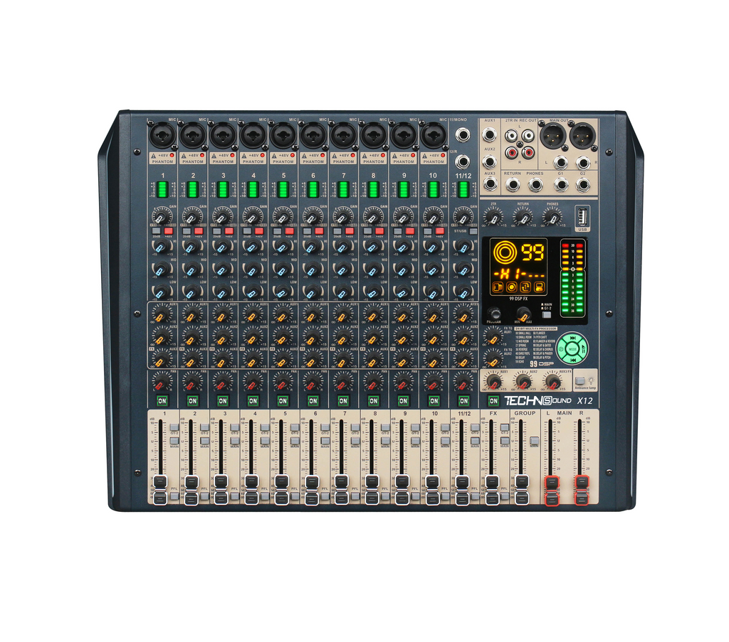 Mixer 12ch TECHNoSOUND X-12
