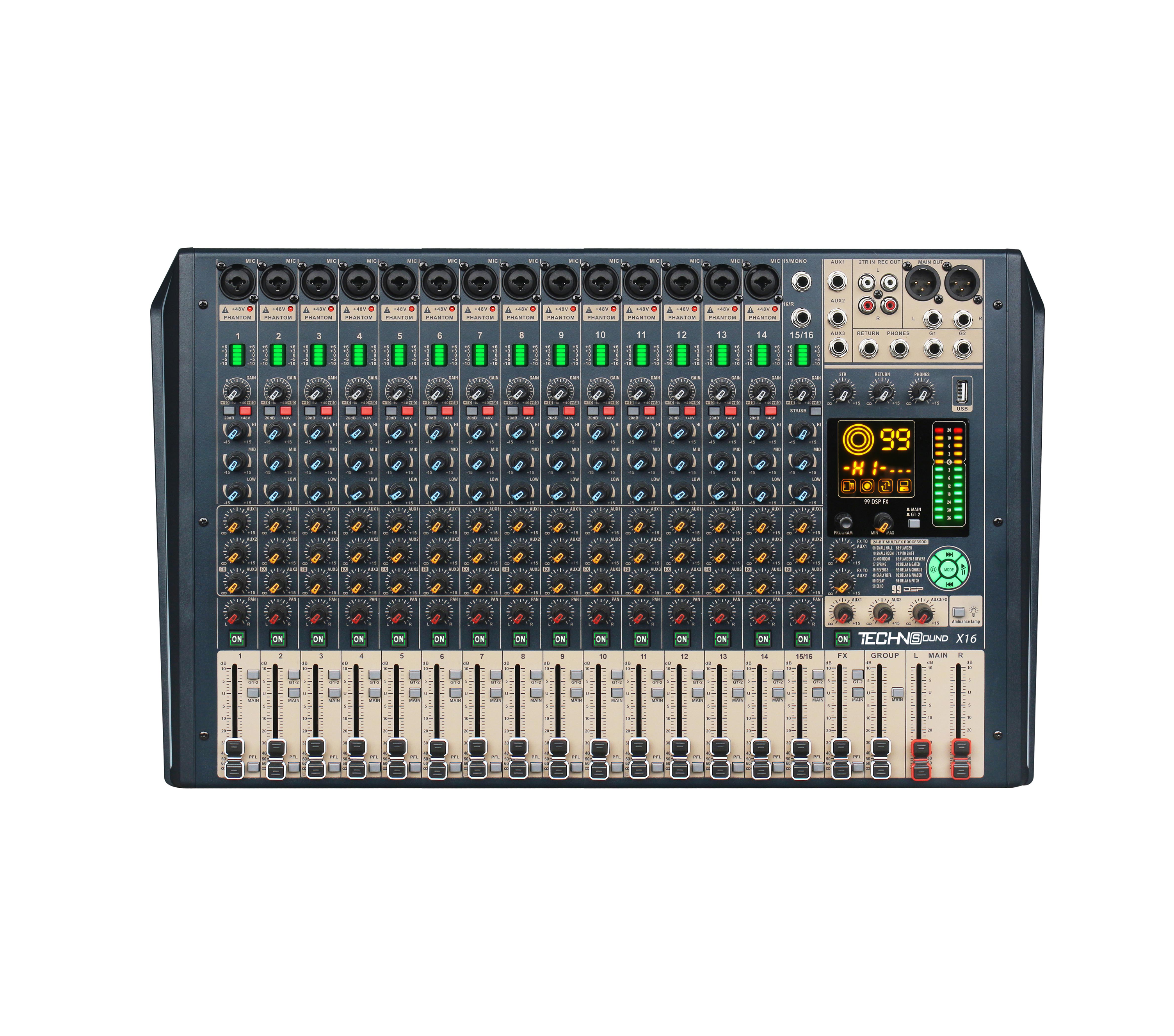 Mixer 16ch TECHNoSOUND X-16