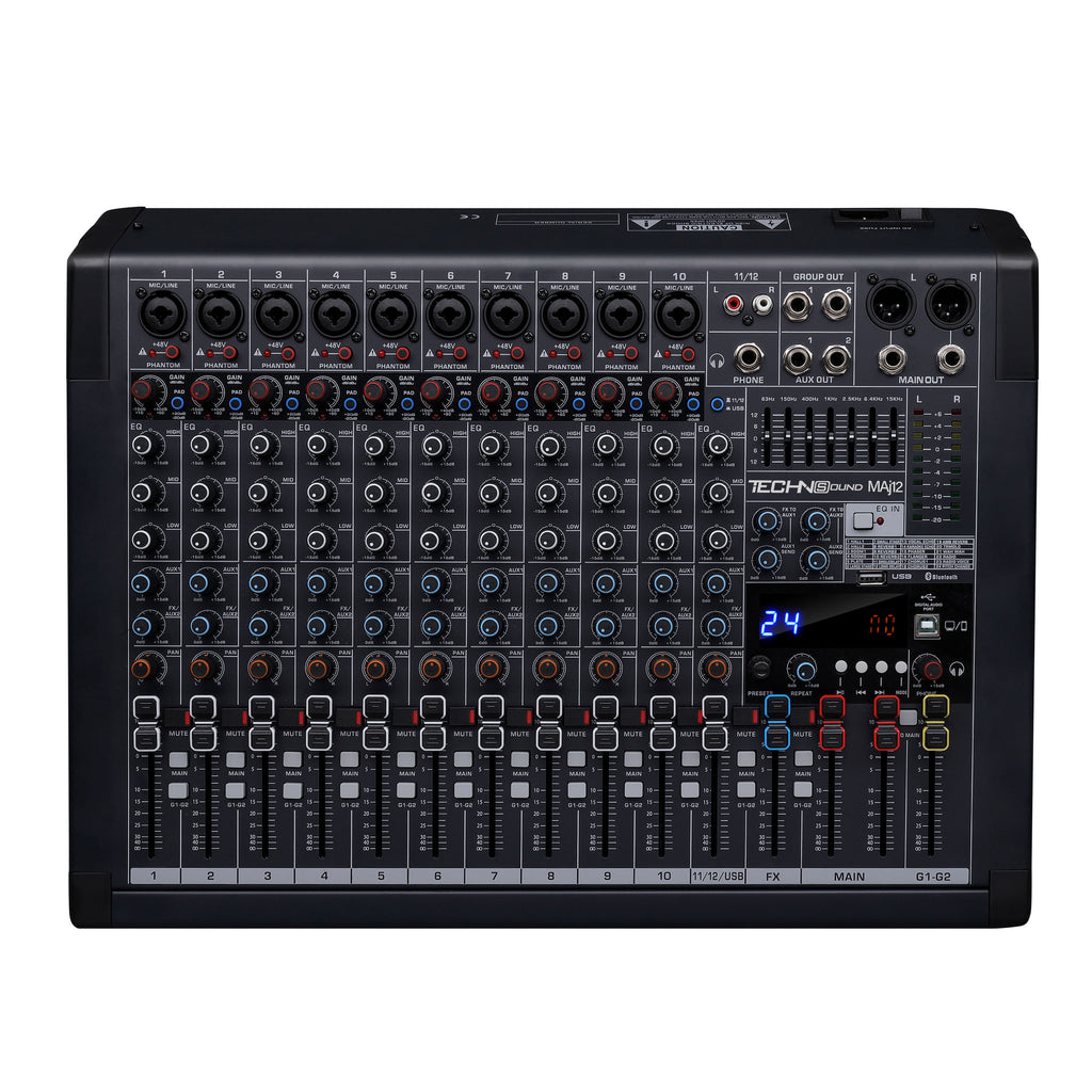 Mixer Power 2*350w TECHNoSOUND MAj12