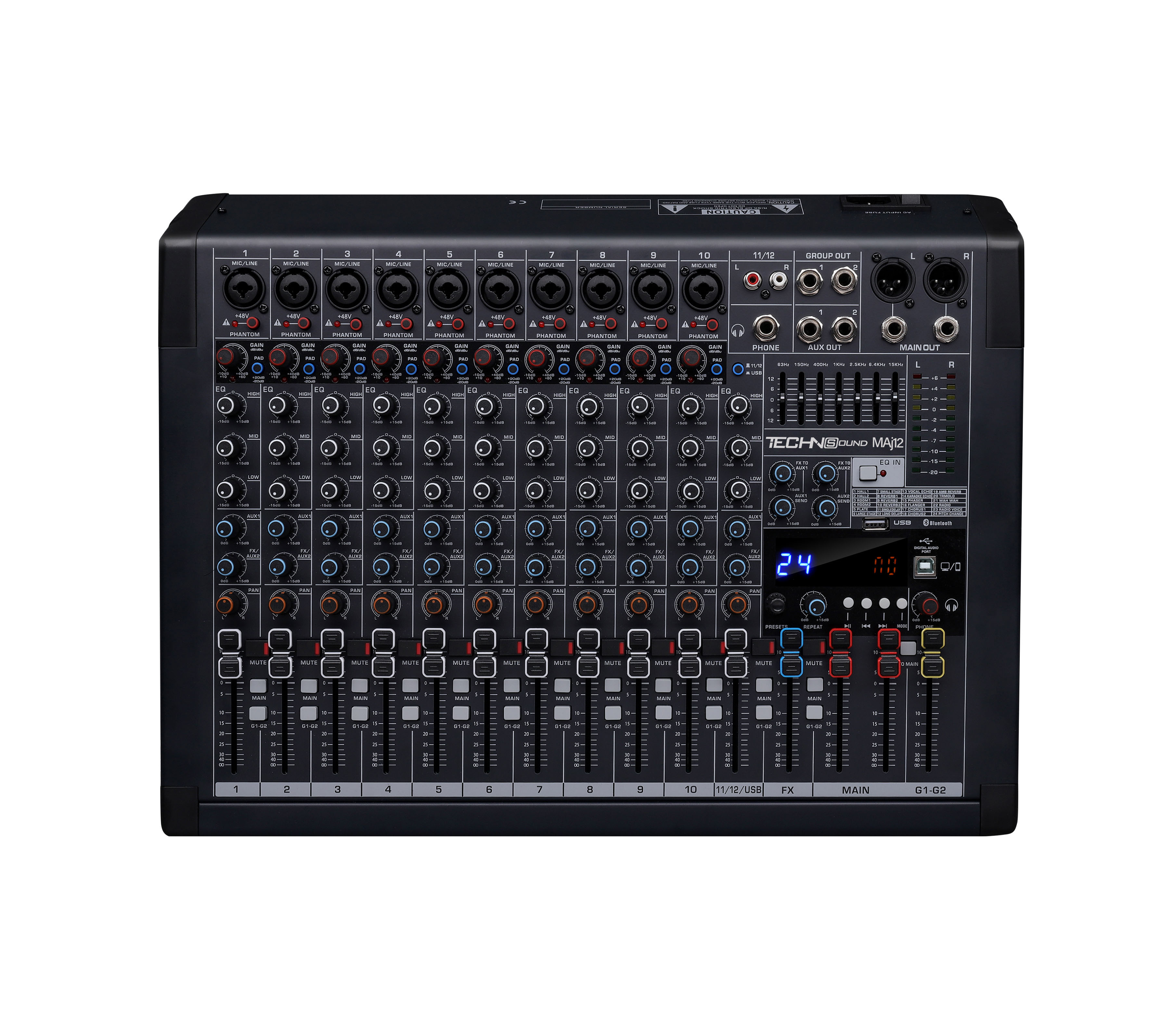 Mixer Power 2350w TECHNoSOUND MAj12