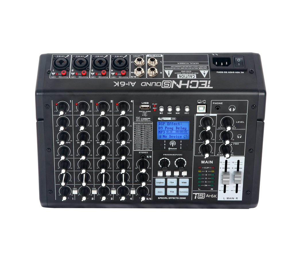 Mixer 6ch TECHNoSOUND AI6K
