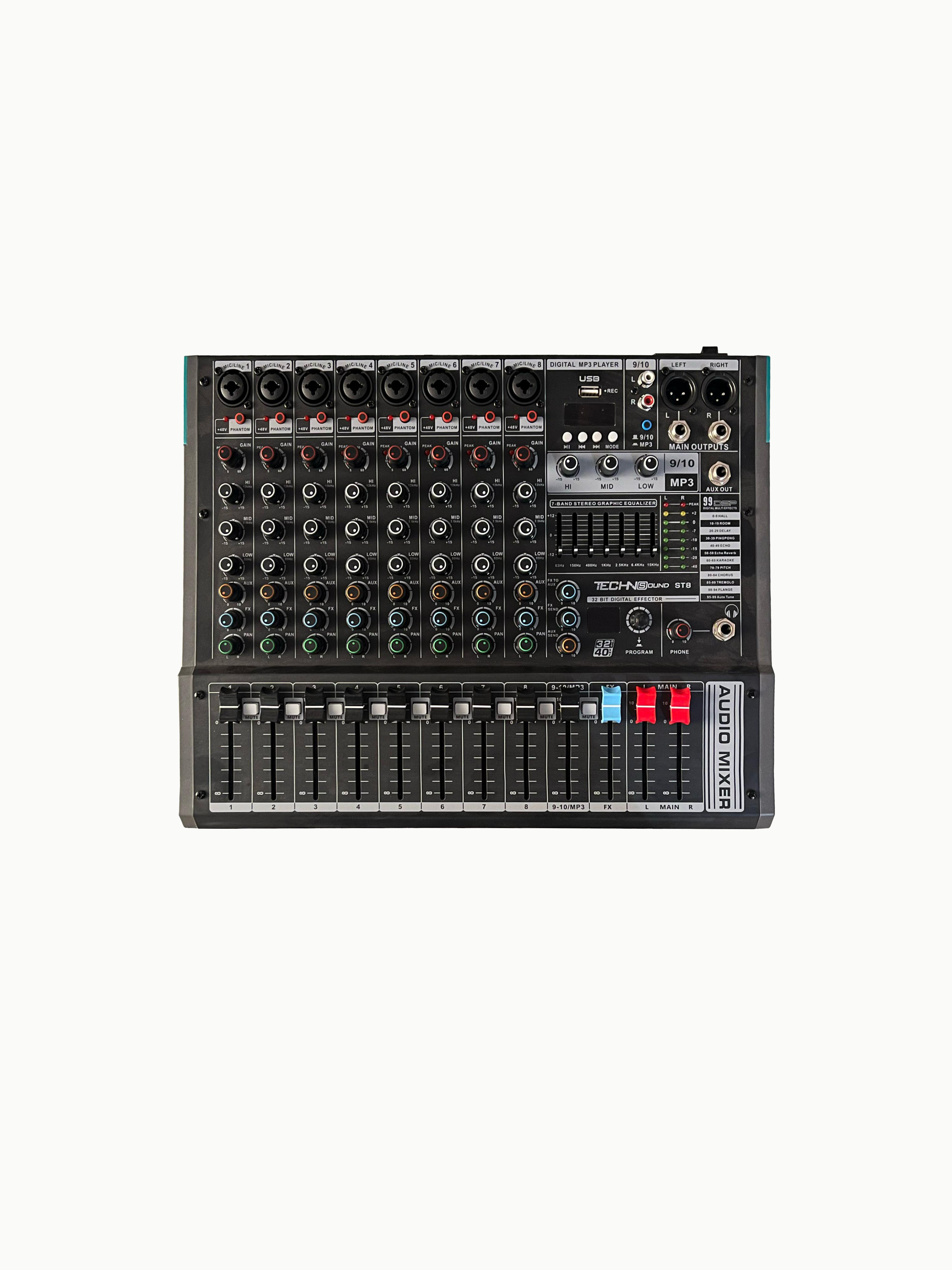 Mixer 8ch TECHNoSOUND ST8