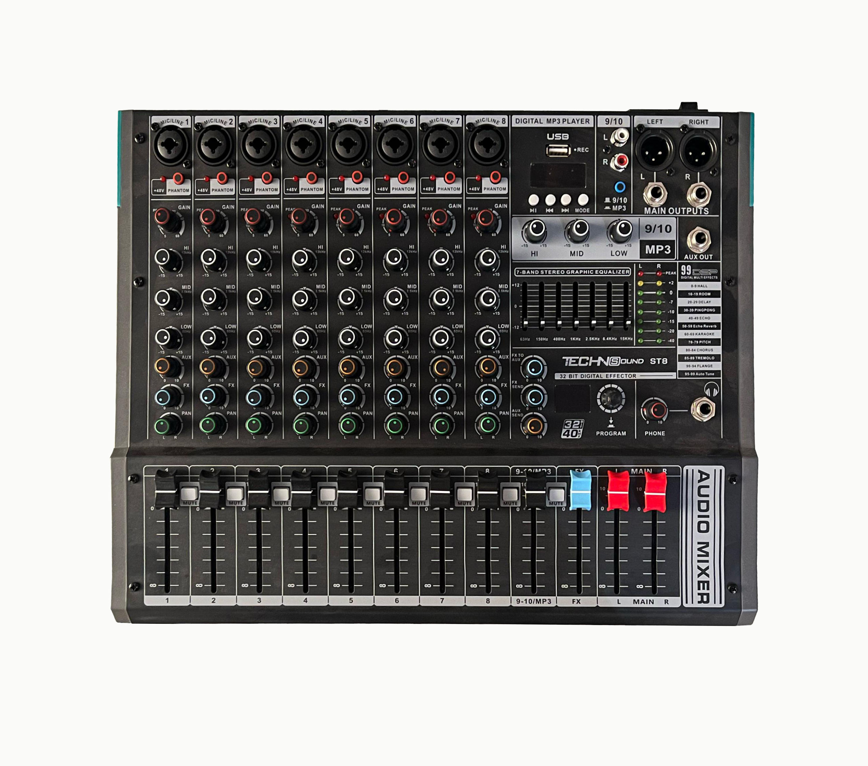 Mixer 8ch TECHNoSOUND ST8