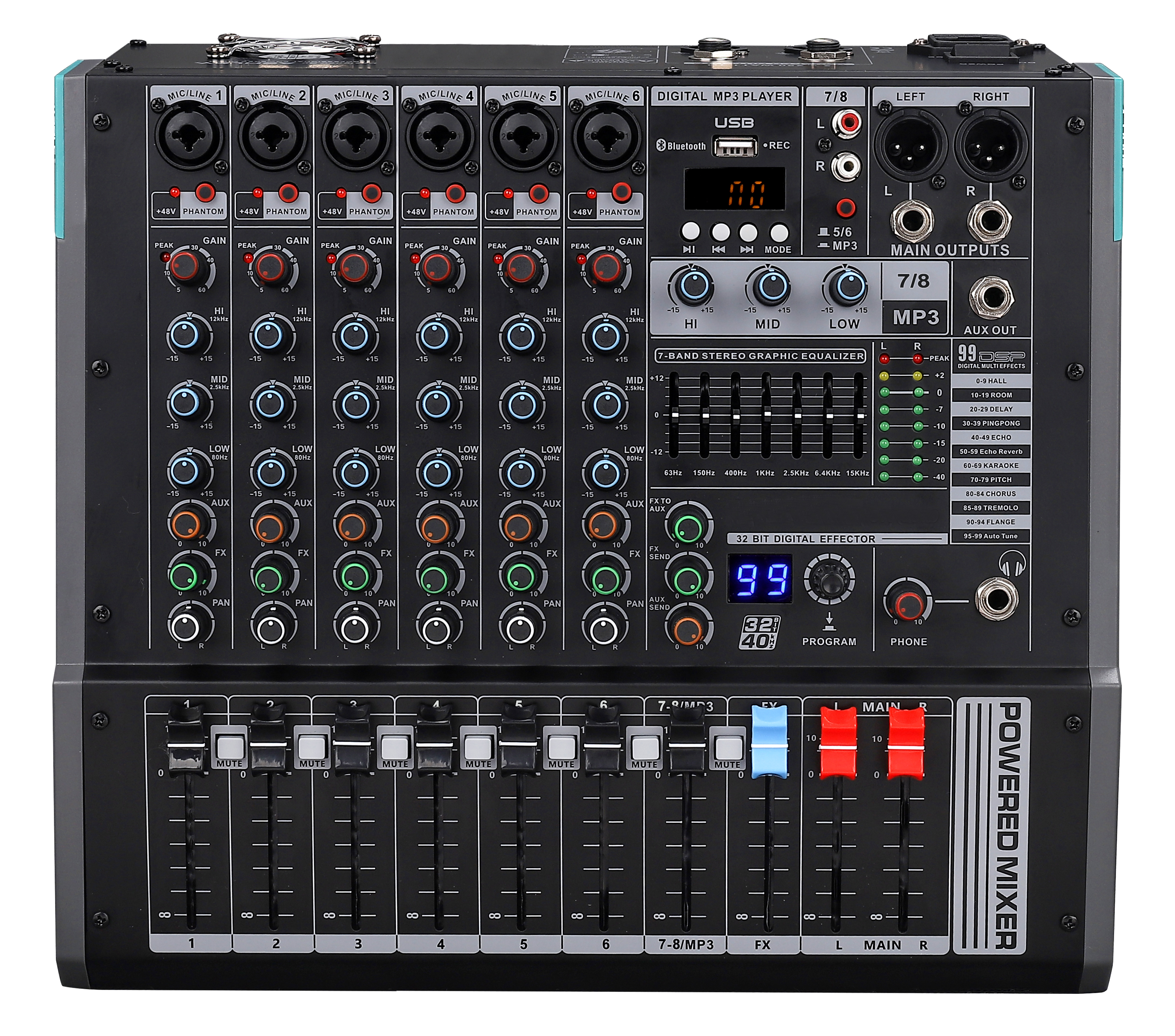 Mixer 6ch TECHNoSOUND ST6